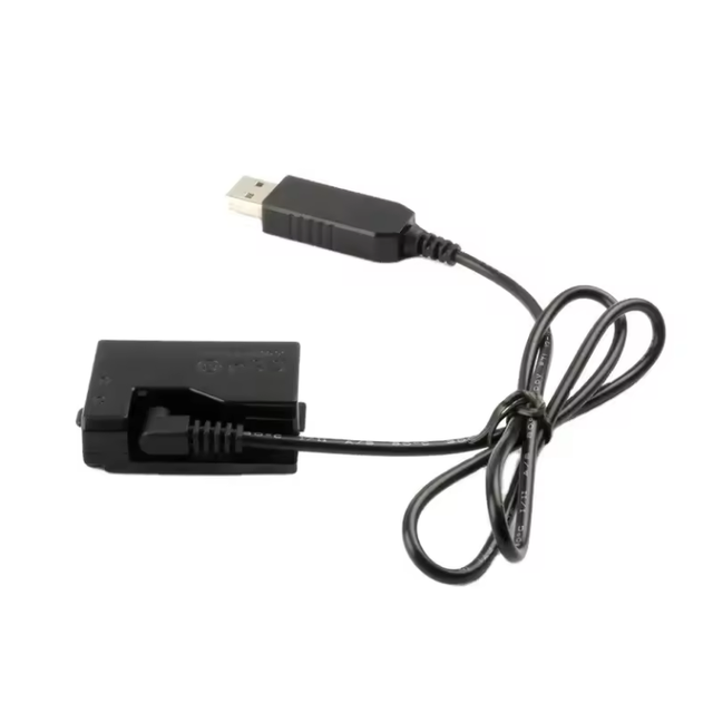 DR-E10 LP-E10 DC Coupler Dummy Battery + USB Cable for Canon EOS 1100D 1200D 1300D 1500D 3000D 4000D X50 Rebel T3 T5 T6 Camera