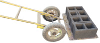Machine automatique de fabrication de briques creuses en béton, facile à utiliser, pour sable et plastique, avec moule manuel