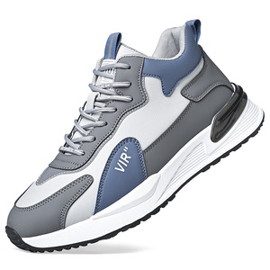 VIR Men Winter Warm Fleece Lined Running Shoes Microfiber <b>Leather</b> Rubber Sole EVA Midsole Casual Dad <b>Sneakers</b> - Product Image 5