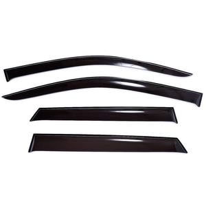 Déflecteurs de vitre de voiture, 4 pièces, faces en acrylique noir, pour VW <span class=keywords><strong>GOLF</strong></span> MK5 2004-2009, pare-choc <span class=keywords><strong>5</strong></span> portes, JDMotorsport88 - Product Image 2