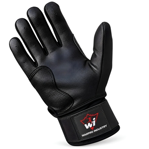 Guantes de Bateo Personalizados para Adultos, Palma de Cuero Genuino, Transpirables, Alto Agarre, Guantes de Entrenamiento de Alto Rendimiento, Ambidiestros, Derecho Izquierdo, XXL - Product Image 2