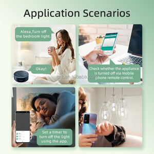 <span class=keywords><strong>Wifi</strong></span> ánh sáng thông minh ổ cắm không dây chuyển đổi ánh sáng Kit <span class=keywords><strong>E26</strong></span> <span class=keywords><strong>E27</strong></span> bóng đèn cơ sở chủ vít-trong đèn ổ cắm cho ánh sáng không có hệ thống dây điện cần thiết - Product Image 2