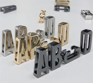 Jinming Hardware Silver <b>Letter</b> Char A-Z Flat Leather Bracelet Sliding Wristband - Product Image 4