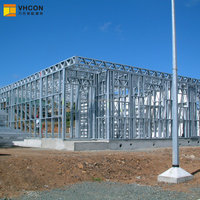 Villa de luxe préfabriquée en acier léger LGS, construction permanente, maisons préfabriquées avec certification européenne norme EN