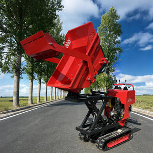 Camión Volquete Pequeño con Orugas para Transporte de Materiales Básicos como Grava, en Ingeniería de Construcción de Carreteras y Conservación de Agua - Product Image 4