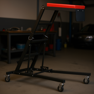 Carretilla de taller para reparación de automóviles, 48 pulgadas, capacidad de 400 lb, 4 ruedas giratorias, equipo para reparación de carrocerías - Product Image 2