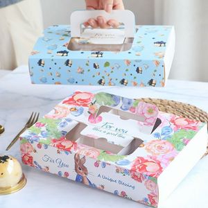 Boîte à tiroir blanche avec poignée pour emballage alimentaire jetable de <span class=keywords><strong>macarons</strong></span>, cupcakes et gâteaux, biodégradable, qualité alimentaire - Product Image 4