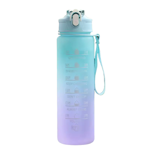 Wholesale 900ml Eco-Friendly <b>Plastic</b> Sports for with Time Marker for Outdoor Use Boiling Water Applicable - Product Image 2