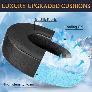 Almohadillas de Repuesto de Gel Refrigerante para Auriculares JBL <span class=keywords><strong>Tune</strong></span> 700 750 <span class=keywords><strong>760</strong></span>, Almohadillas de Gel de Cuero - Product Image 6