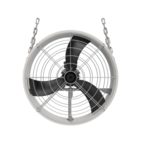 Ventilateur de circulation à entraînement direct sans courroie avec compatibilité VFD et boîtier SMC pour bâtiment d'élevage