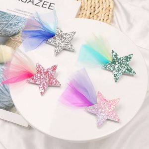 YUSE 91203 Horquilla de Pelo con Cristales de Princesa y Encaje, Dulce y Novedosa para Niñas, 5cm, Estrella Colorida, Ecológica, para Uso Doméstico y Fiestas - Product Image 2