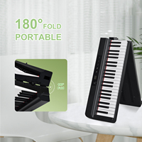 Piano pliable BX15S, clavier 88 touches avec MIDI et fonction de force de frappe, piano pliable chinois