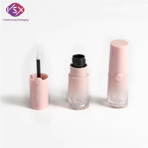 Yueshunxing 5ml Factory Direct Sale Little <strong>Fat</strong> <strong>pink</strong> Frosted Plastic Matte Gradient <strong>pink</strong> Empty Lip Gloss Tube - Product Image 1