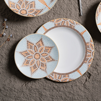 Service de vaisselle en porcelaine fine de luxe P&T, assiettes élégantes vintage, vente en gros pour hôtels et restaurants