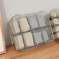 Organisateur de sachets de thé avec cloisons amovibles, boîte de rangement pour armoires de cuisine contenant des sacs à boissons et des tiroirs