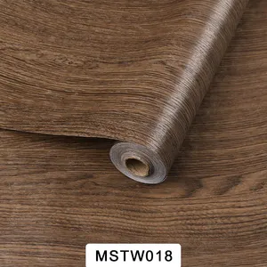 PVC vinyl laminated wood film/wallpaper/paper 3D for door panel furniture interior decoration