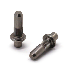 Broches d'arbre cannelées en acier inoxydable usinées avec précision par CNC pour la transmission de boîtes de vitesses d'outils électriques - Product Image 1