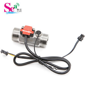 Débitmètre d'eau à détection de température à 6 points, capteur à effet Hall avec interface G3/4, acier inoxydable B6 pour chauffe-eau - Product Image 3