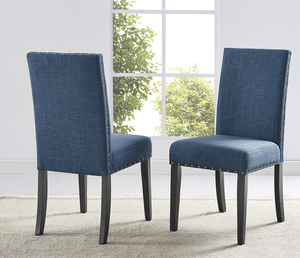 Ensemble de salle à manger 5 pièces, table à manger Cross-Buck avec 4 chaises élégantes - Product Image 4