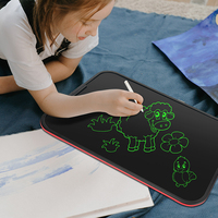 Nouveaux enfants 14 pouces 20 pouces LCD tablette d'écriture Double face planche à dessin magnétique jouet Doodle bloc-notes