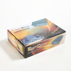 New Products Multi Scene Use of Aluminum Oxide Sanding 80 Rectangle Abrasive Tools Sponge <strong>Sand</strong> <strong>Block</strong> - Product Image 5