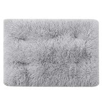 Couverture pour chien à prix abordable, chaude et épaisse, douce et relaxante pour animaux de compagnie, en peluche longue, rectangulaire, utilisable en toutes saisons, tapis-lit pour chien