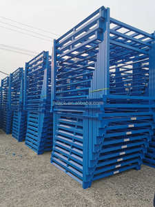 ชั้นวางของปรับระดับได้ ชั้นวางอุตสาหกรรม โครงสร้างเหล็ก ชั้นวางซ้อนได้ ระบบจัดเก็บของสำหรับอุปกรณ์คลังสินค้า - Product Image 3