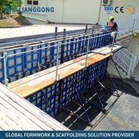 Coffrage en acier Lianggong 120 pour moules à béton, réutilisable, durable, haute capacité de charge
