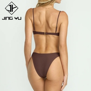 Fabricante de Bikinis, Personaliza Tu Propio Logotipo, Traje de Baño Corto, Micro Bikini de Poliéster Reciclado de Alta Calidad - Product Image 3