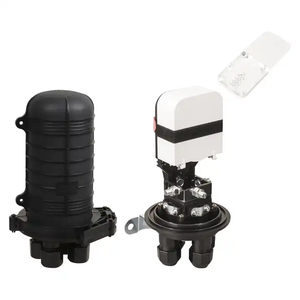 Caja de Conexiones de Fibra Óptica FOSC IP68 Tipo Domo con Sello Mecánico 2x2 de 48 Hilos para Montaje en Pared/Poste FTTH/FTTX con Certificación CE RoHS - Product Image 1