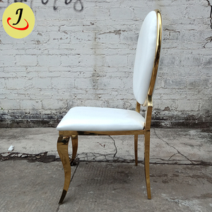 Gold Metal Brushed Stainless Steel Wedding <b>Chair</b> for Events Party - Product Image 4