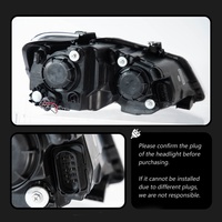 Feux de voiture pour VW Polo, phare 2011-2018, double lentille LED DRL, Vento, signal dynamique, phare DRL, accessoires automobiles