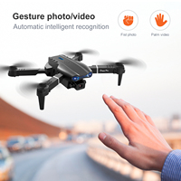 Drone Mini RC Murah Baru E99 Pro Lipat dengan Lampu LED FPV dan Kamera 249g Kontrol Jarak Jauh