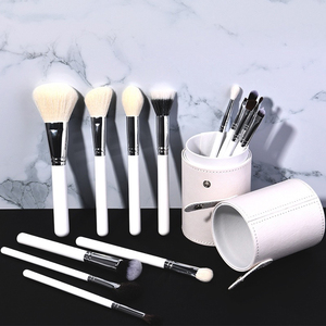 Xu Hướng Mới Trắng Trang Điểm Bàn Chải Thiết Lập Chuyên Nghiệp Bóng Mắt Tự Nhiên Tóc Trang Điểm Bàn Chải Tùy Chỉnh Biểu Tượng Trang Điểm Bàn Chải Thiết Lập - Product Image 4