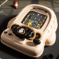 Volant de Simulation Éducatif Électrique Musical pour Enfants 2025 – Jouet d'Aventure de Course à Succès