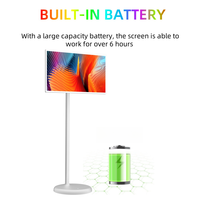 Usine chinoise 21.5 24 27 32 pouces Android écran tactile LCD interactif avec support de batterie TV portable Smart Touch sans fil