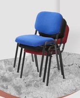 Chaise de bureau empilable économique en tissu pour formation, salle d'attente, réunion, visiteur, conférence – En promotion