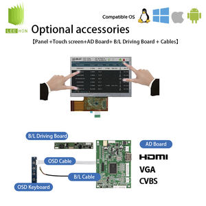 AUO Panel LCD 5.0 inci 800X480, tampilan Terminal genggam modul LCD 5 inci - Product Image 6
