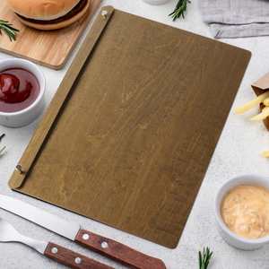 Tablero de Menú de Madera Personalizado de Alta Calidad, Ecológico, Creativo y Elegante, Letrero Grabado Duradero al por Mayor para Bares, Cafeterías y Restaurantes - Product Image 2