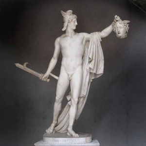 Escultura griega decorativa para exteriores, estatua de mármol blanco, tamaño real - Product Image 4