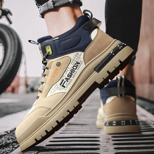 Zapatos vulcanizados de otoño para hombre, zapatillas informales de suela blanda, calzado deportivo para caminar al aire libre - Product Image 3