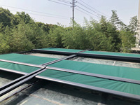 Auvent d'ombrage de véranda extérieur pare-soleil de toit en aluminium auvent rétractable motorisé auvent de véranda lucarne
