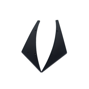 Déflecteurs d'air pour fenêtres de voiture en fibre de carbone, style sport universel, pare-vent avec ruban adhésif 3M, BS22 - Product Image 3