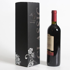 Custom Luxury Corrugated Wine Gift Paper Box UV Coating Glossy/Matt Lamination Embossing <b>Folders</b> Style Recyclable for Packaging - Product Image 1