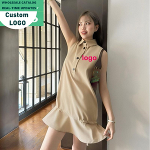 Robe de soirée élégante et tendance, inspirée des créateurs, de haute qualité, avec logo haut de gamme, entièrement noire, coupe ajustée, style A-line, pour les soirées et les clubs - Product Image 1