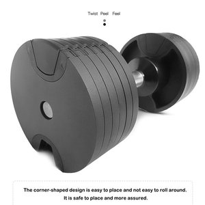 2022 Wholesale Free Weights 20kg 32 kg 36kg Gym Adjustable Dumbbells <strong>Set</strong> With Stand Rack <strong>for</strong> <strong>Weightlifting</strong> <strong>Home</strong> Training <strong>Set</strong> - Product Image 6