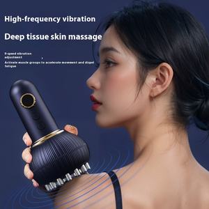 Elektrisches Kratz instrument Gesundheits schaber Saugen Gua Sha Massage Unterdruck heizung Schröpfen Instrument Meridian bürste - Product Image 5