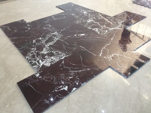 Rosso Levanto Azulejo de mármol Elazig Visne Turquía Rojo Blanco Fábrica de alto grado Proyecto de gama alta y lujo - Product Image 4