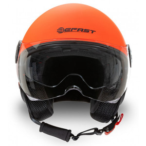 Casco jet de doble visera Befast RAPID III en Matt Fluo Orange L - Product Image 3