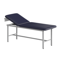 Série clinique H-Brace acier Base ouverte Style lit d'examen manuel Table de traitement Durable H-Brace Massage médical clinique hospitalière